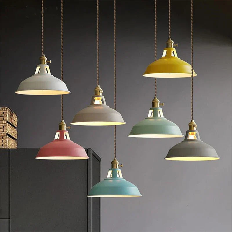 LumoPop | Nordic Industrial LED Pendant Light Retro