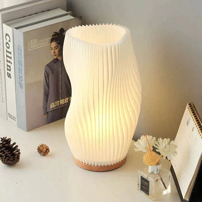 AuraWave | USB Powered & Elegant Wave Design Table Lamp