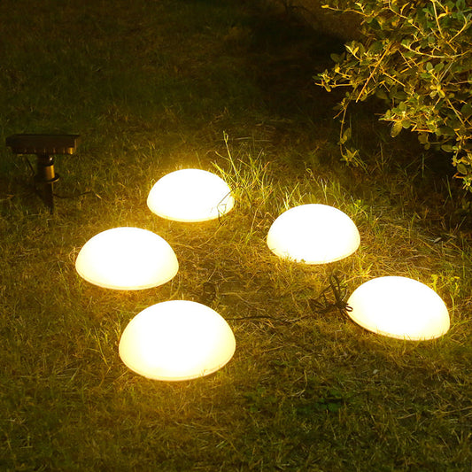 SolarDome | Half-Dome LED Garden Lights in a Set of 5