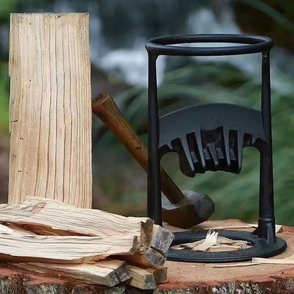 AxeMate | Compact Cast Wood Splitter for Home