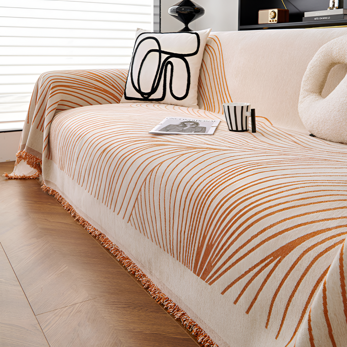 Ondata - Abstract Patterned Sofa Throw