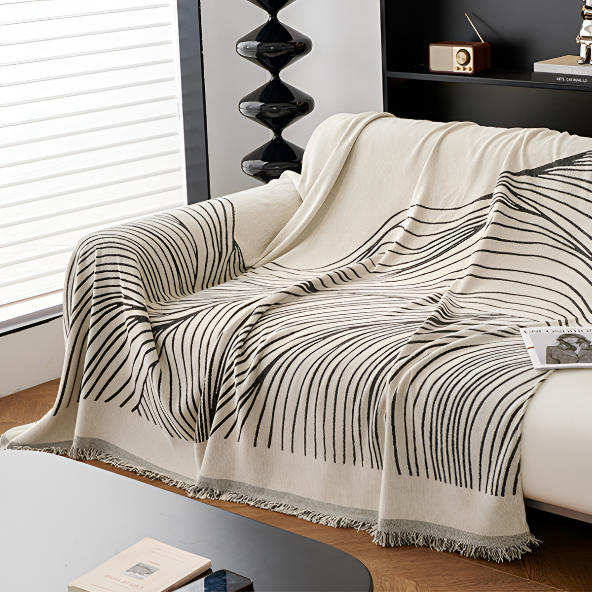 Ondata - Abstract Patterned Sofa Throw