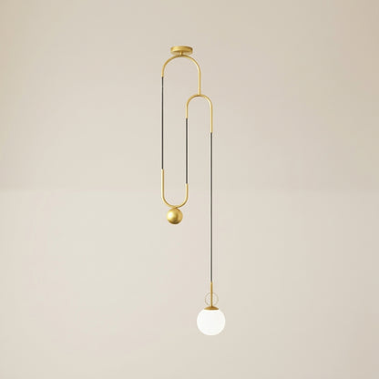 Orbalis - Adjustable Counterweight Globe Pendant Light5