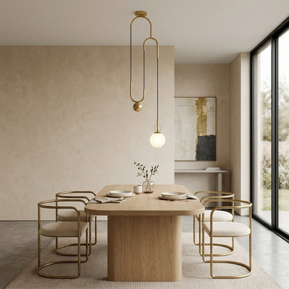 Orbalis - Adjustable Counterweight Globe Pendant Light7