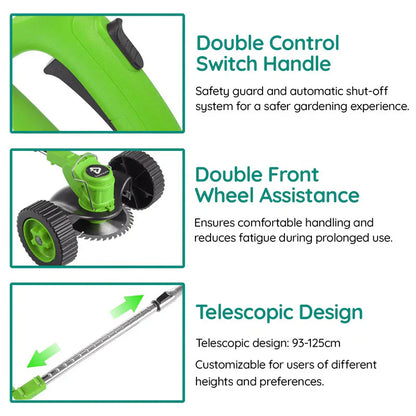 LawnPro | Adjustable Electric Trimmer with 18,000 RPM Motor