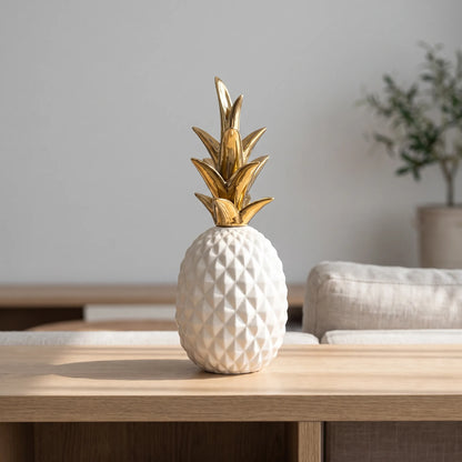 Pinetro - Textured Two-Tone Decorative Ornament