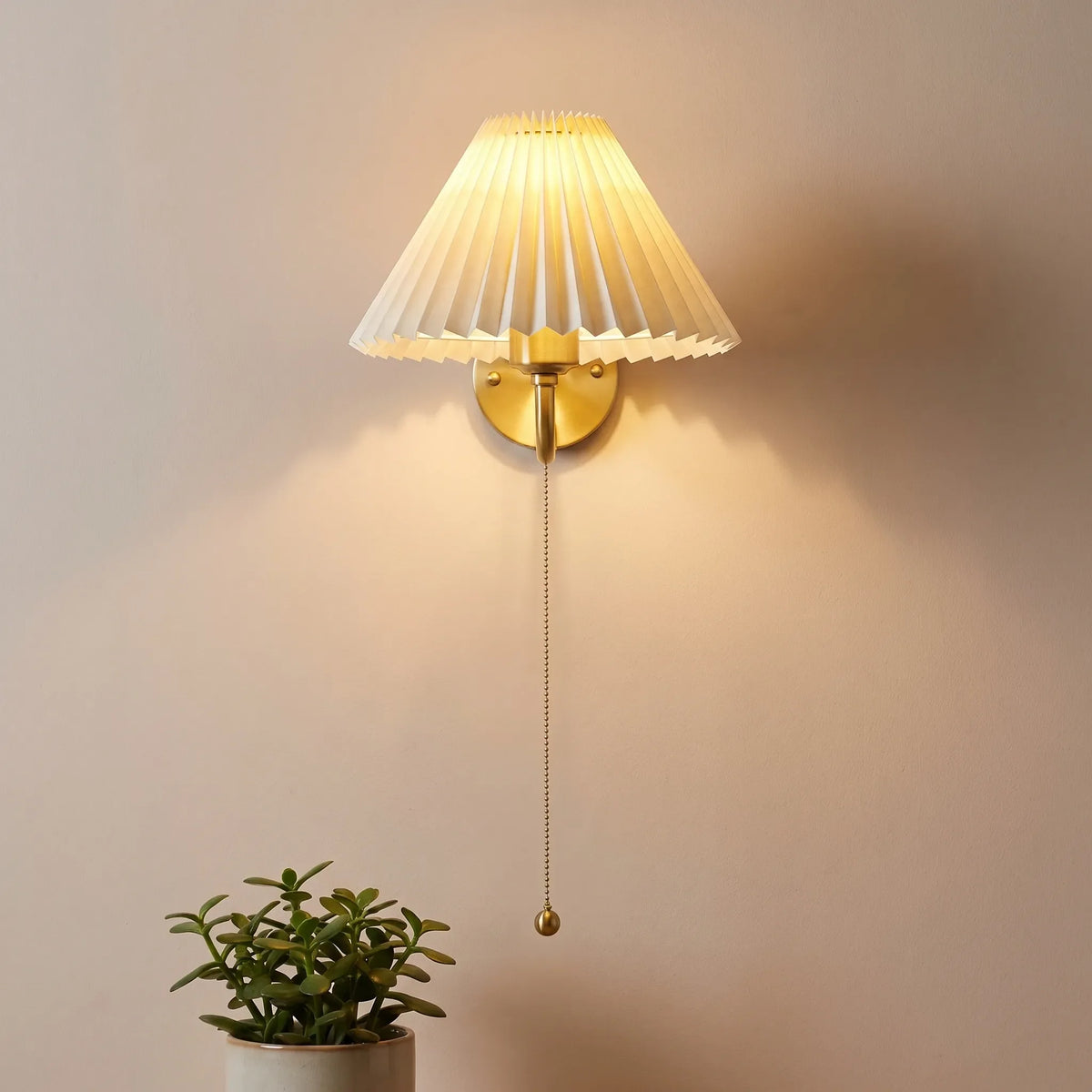 Plissoria - Pleated Wall Light