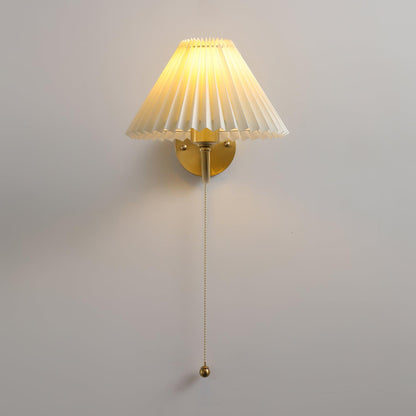 Plissoria - Pleated Wall Light