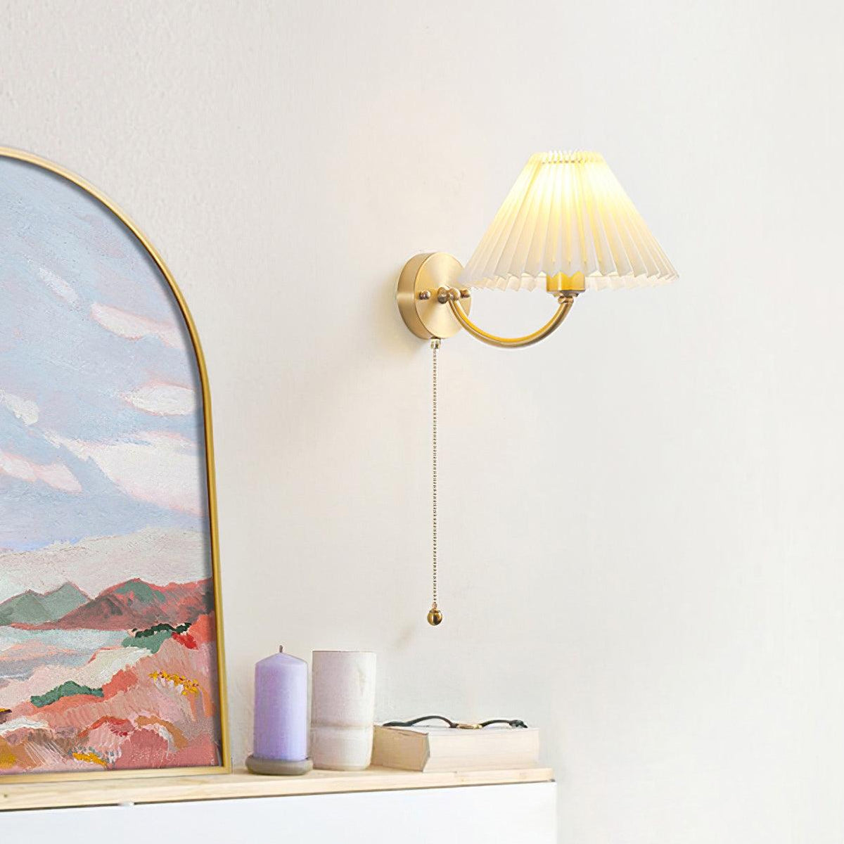 Plissoria - Pleated Wall Light