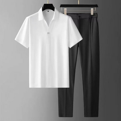 Lucien | Men's Polo Shirt – Elegant Casual Style Set-3