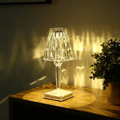 Prismora - Faceted Rechargeable Table Lamp