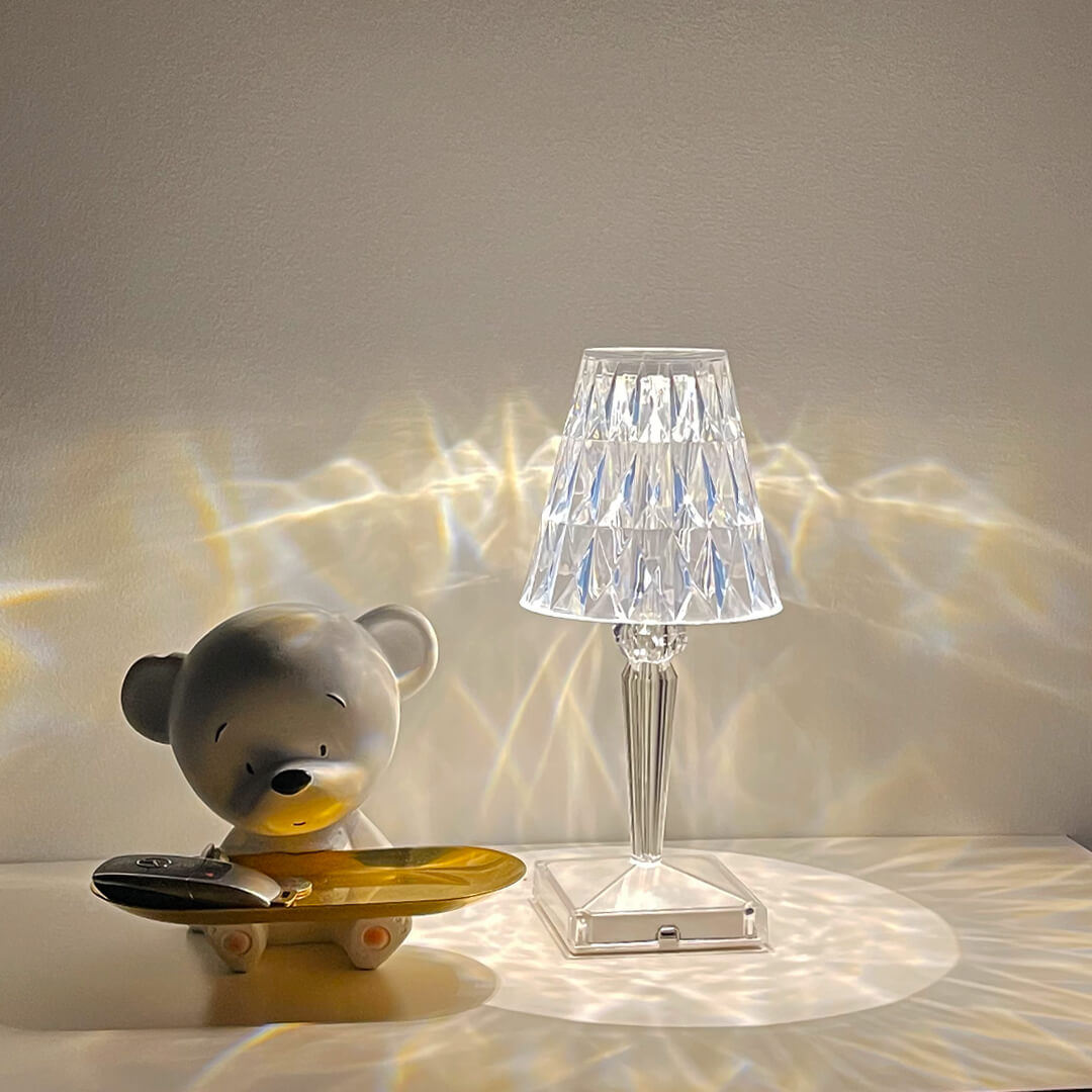 Prismora - Faceted Rechargeable Table Lamp