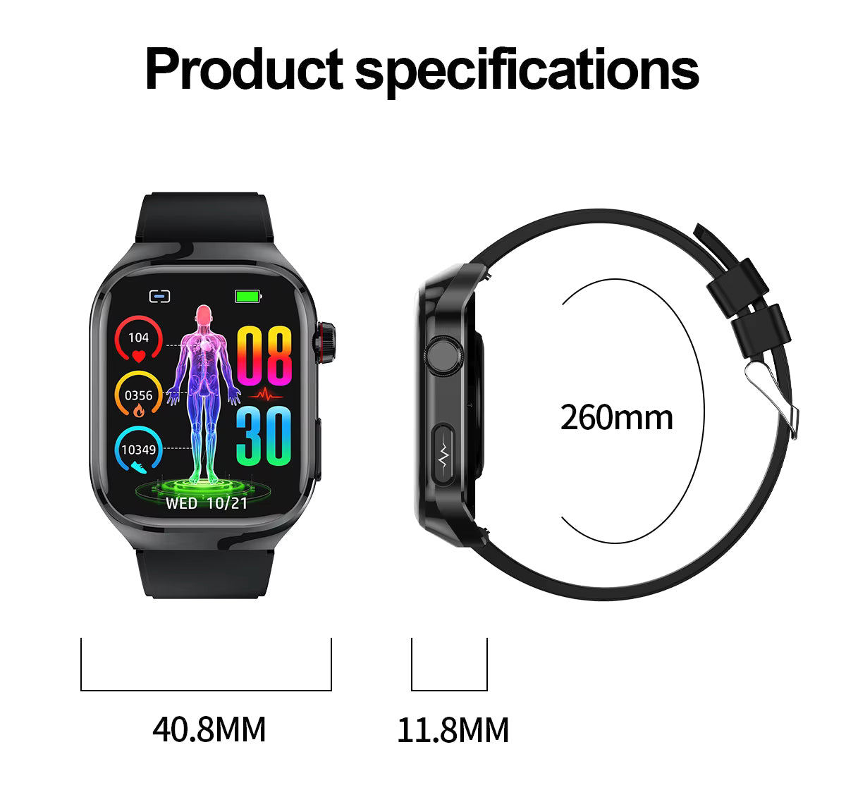 Quantixa - Digital Wellness Tracking Watch