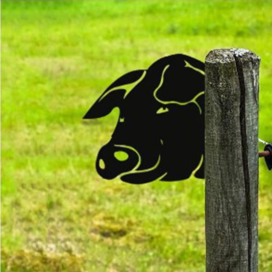 PeekCow | Metal Artwork for the Garden