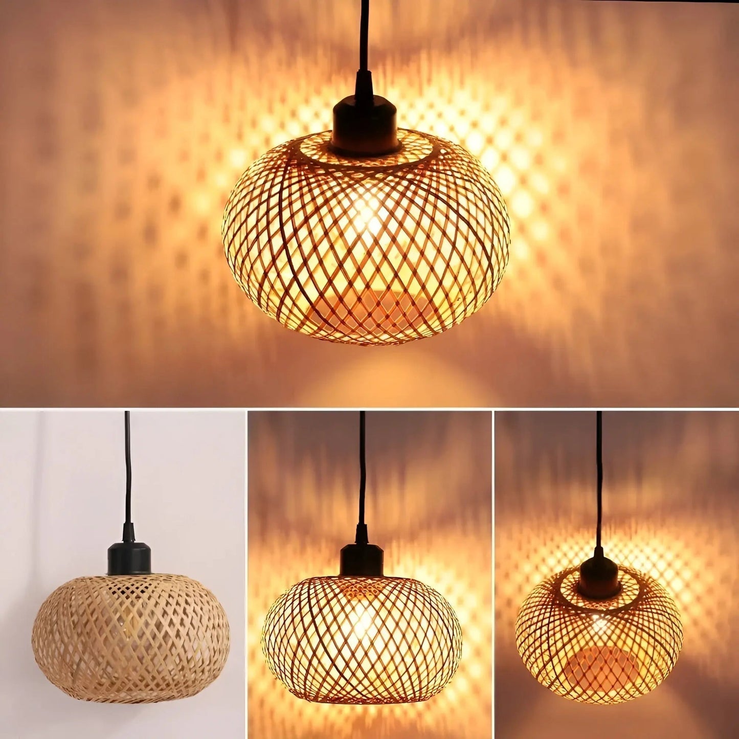 RattanShade | Natural Handmade Bamboo Pendant Lamp