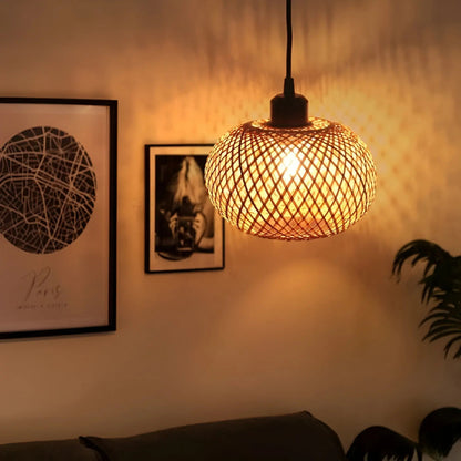RattanShade | Natural Handmade Bamboo Pendant Lamp