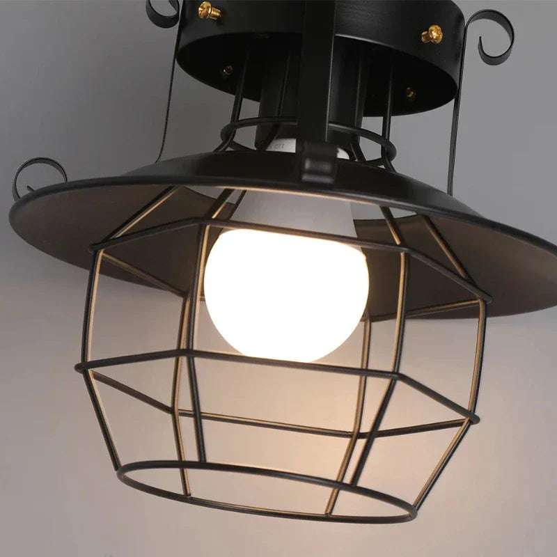 VintageVault | Industrial Ceiling Light