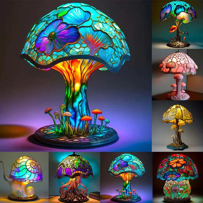 FungalGlow | Colorful Mushroom Lamp