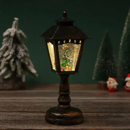 HolidayGlow | Christmas Snow Lantern – Battery Operated LED