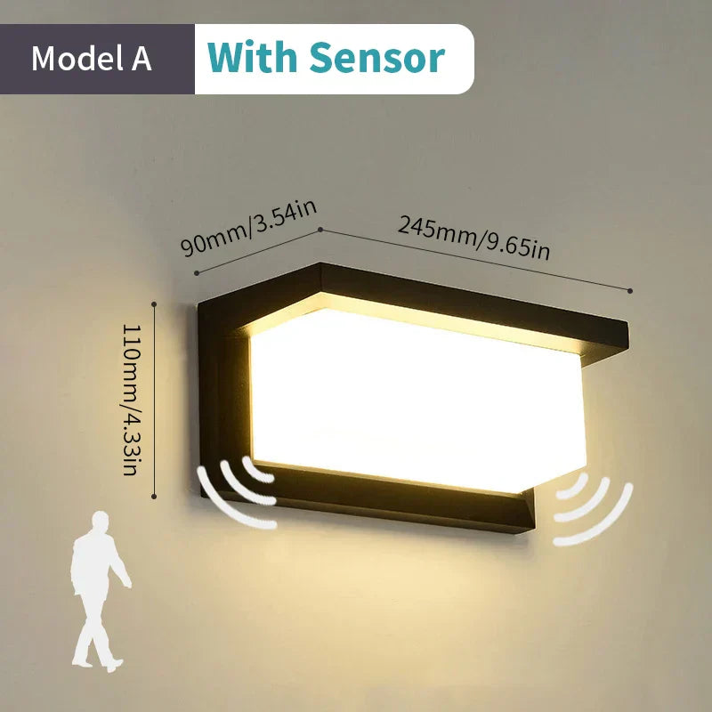 SenseGlow | Intelligent LED Wall Light with Motion Sensor