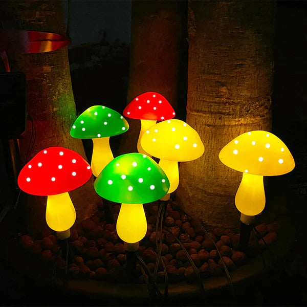 SolaraGarden | Modern & Elegant Solar Mushroom Lamps