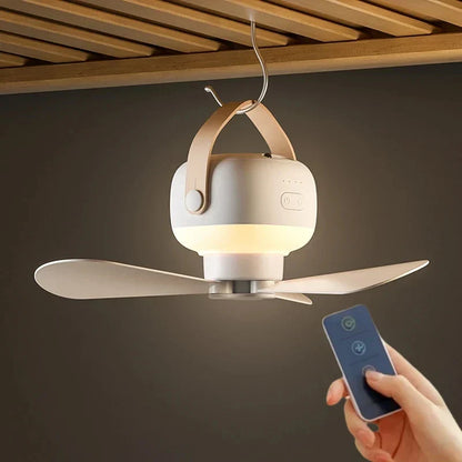 BreezeFlow | Wireless Ceiling Fan – Quiet & LED Light