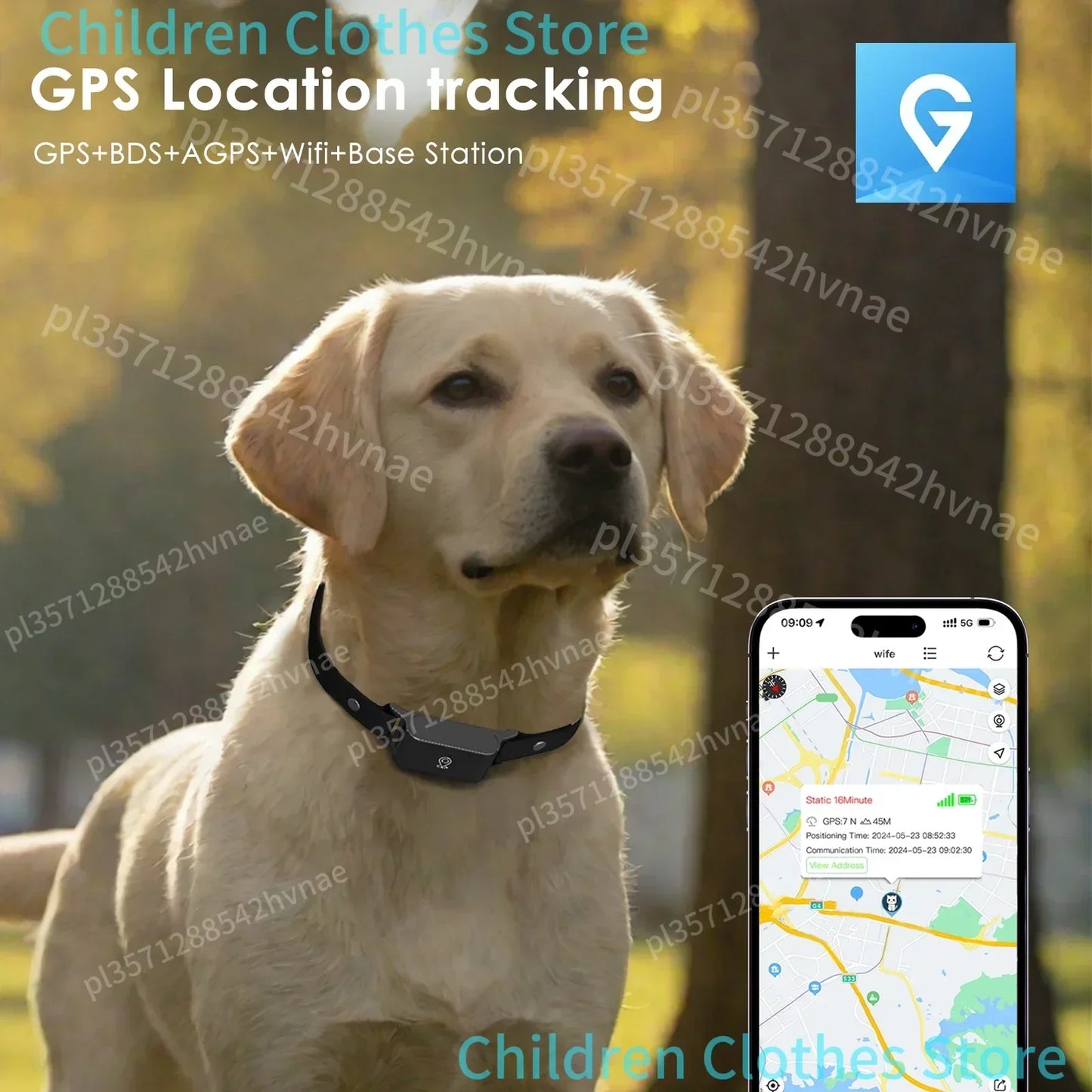 PawGuardian | Waterproof GPS Collar for Dogs & Cats