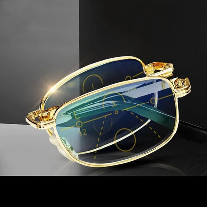 FoldFit | Travel-Friendly Progressive Glasses with Blue Light Protection