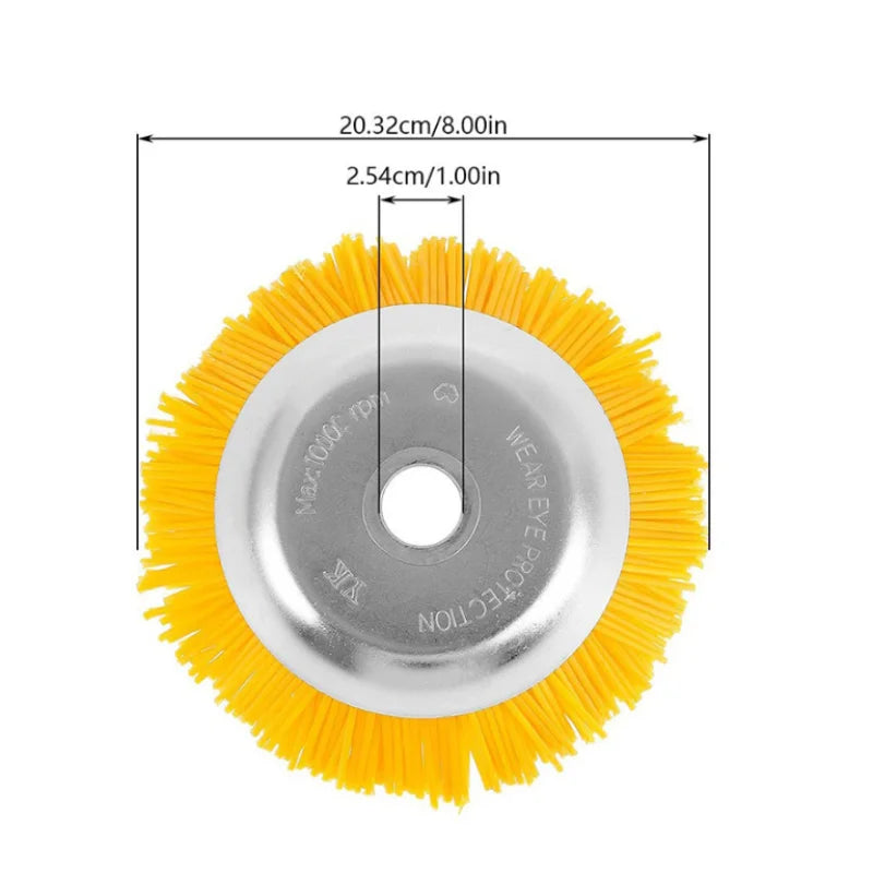 WeedWhirl | Effective nylon brush wheel for weeds