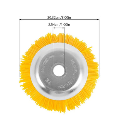 WeedWhirl | Effective nylon brush wheel for weeds