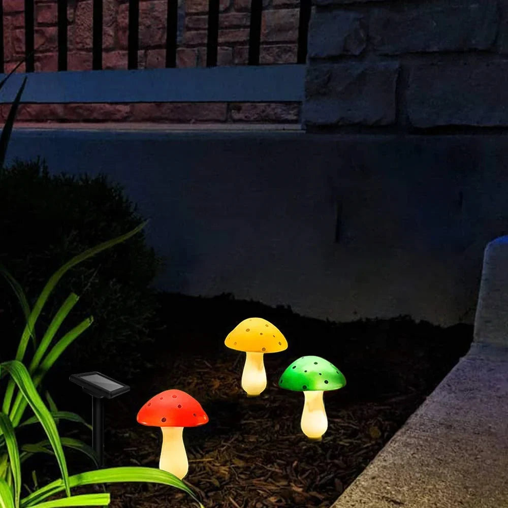 SolaraGarden | Modern & Elegant Solar Mushroom Lamps