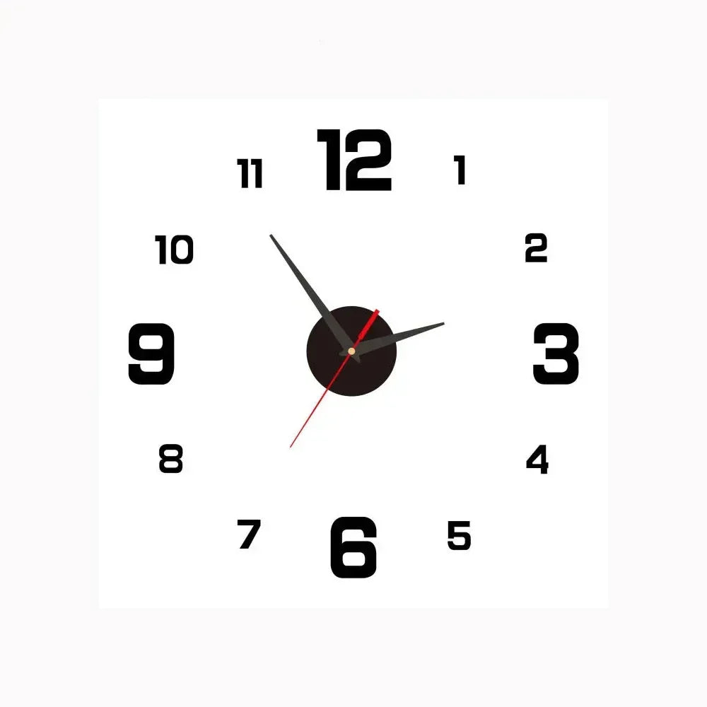SilentTime | Digital Wall Clock – 8 Inch Display & Battery Powered