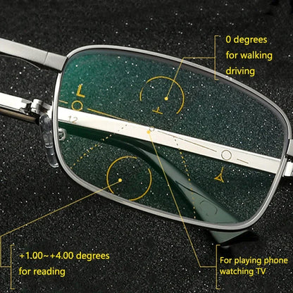 FoldFit | Travel-Friendly Progressive Glasses with Blue Light Protection