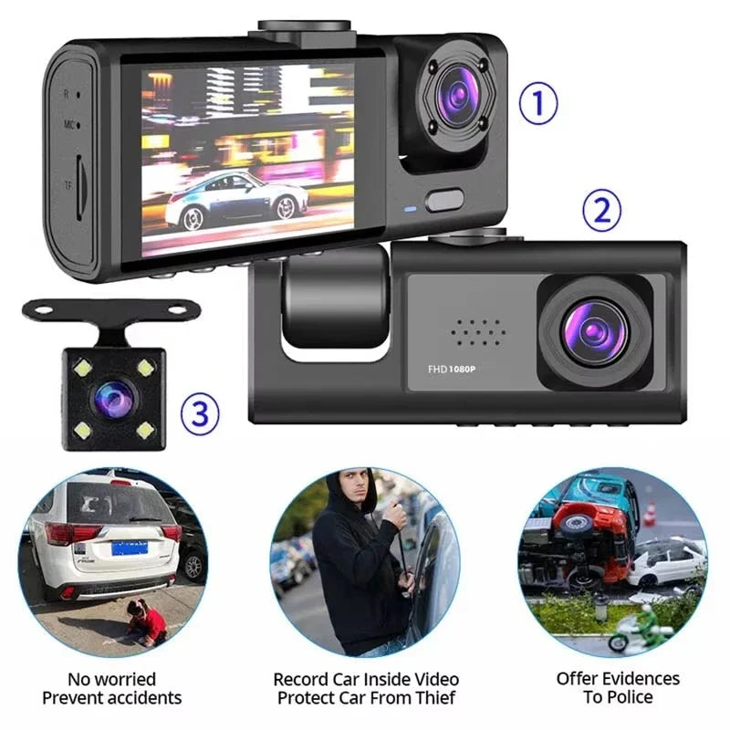 ClearRide | 1080P Xiaomi Dashcam with Night Vision & 2" Display