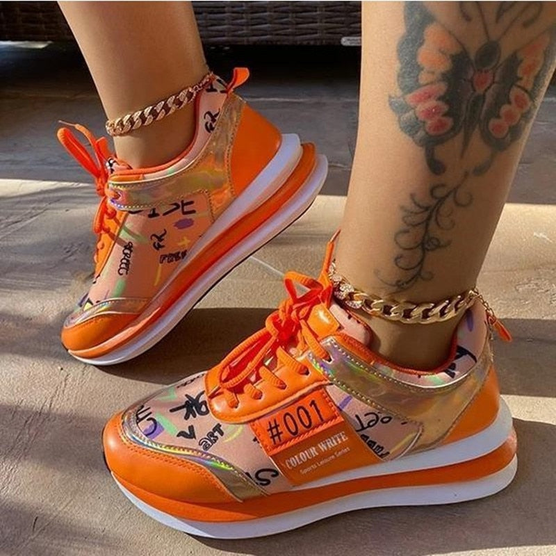 Lightweight Women's Slip On Sneakers with Fashionable Prints for All Seasons-1