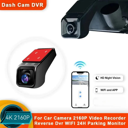 DriveMax | 4K Wi‑Fi Dashcam with GPS + Dual Camera