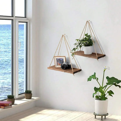 RusticSwing | Minimalist & Elegant Plant Wall Shelf