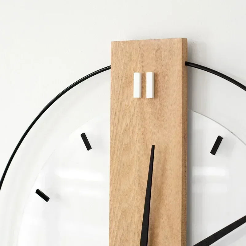 SilentOak | Silent Wall Clock Made of Wood