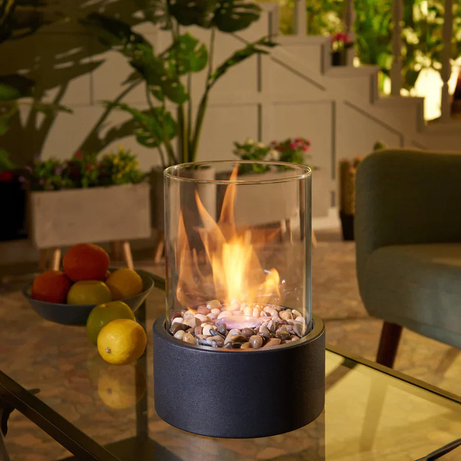 BlazeAura | Compact Glass Fireplace