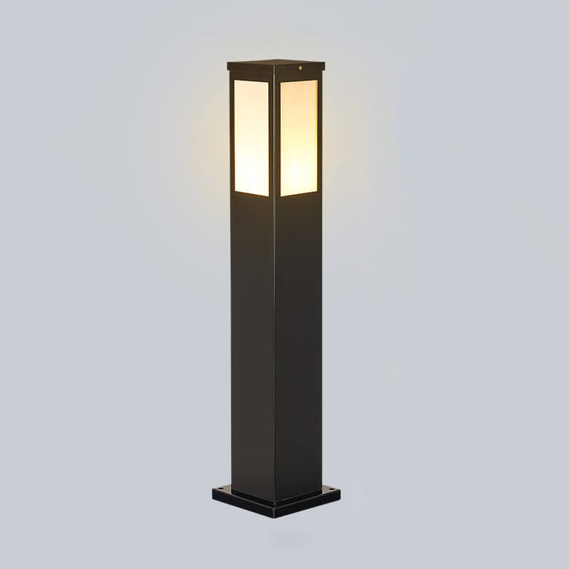 GlowPost | Modern Solar Garden Column Outdoor Waterproof Path Light