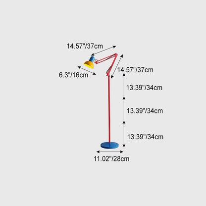 ColorBend | Modern Arch Floor Lamp in Metal