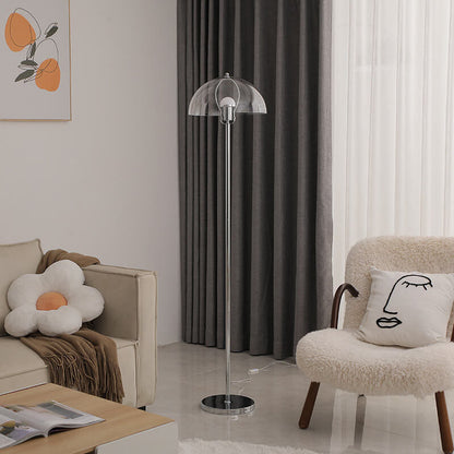 LightBloom | Nordic Vintage Acrylic Clear Dome 1-Light Floor Lamp