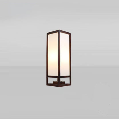 HanLume | Wooden Floor Lamp with Classic Parchment Shade