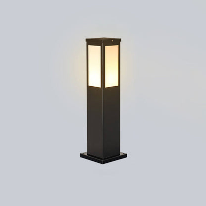 GlowPost | Modern Solar Garden Column Outdoor Waterproof Path Light