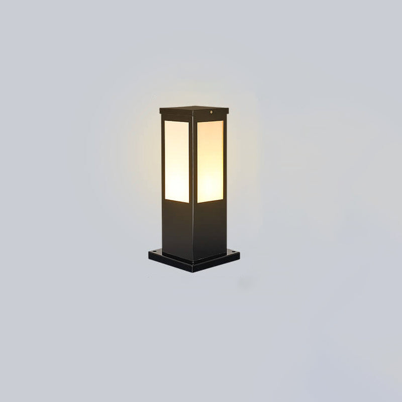 GlowPost | Modern Solar Garden Column Outdoor Waterproof Path Light