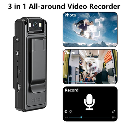 ViewTrack | Compact Bodycam with Loop Recording & Display