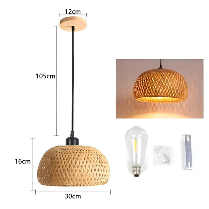 RattanShade | Natural Handmade Bamboo Pendant Lamp