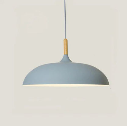 AlumiTone | Pendant Lights Made of Metal and Wood in Delicate Pastel Shades
