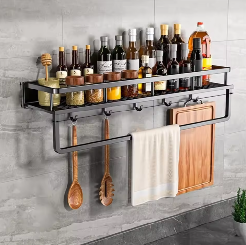 ChefRack | Elegant Hanging Shelf for Kitchen Utensils