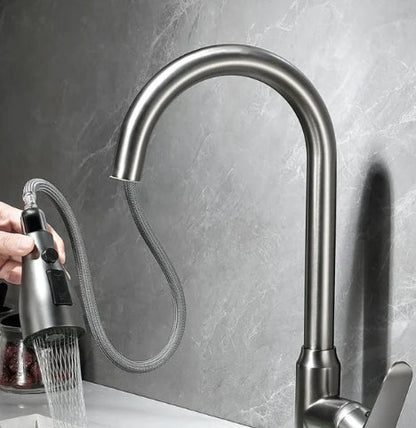 SwiftFlow | Pull-Out Kitchen Tap with Modern Functionality